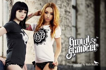 Rick Nunn Photographs Mellisa Clarke & Charlotte Moran For Growl & Grandeur