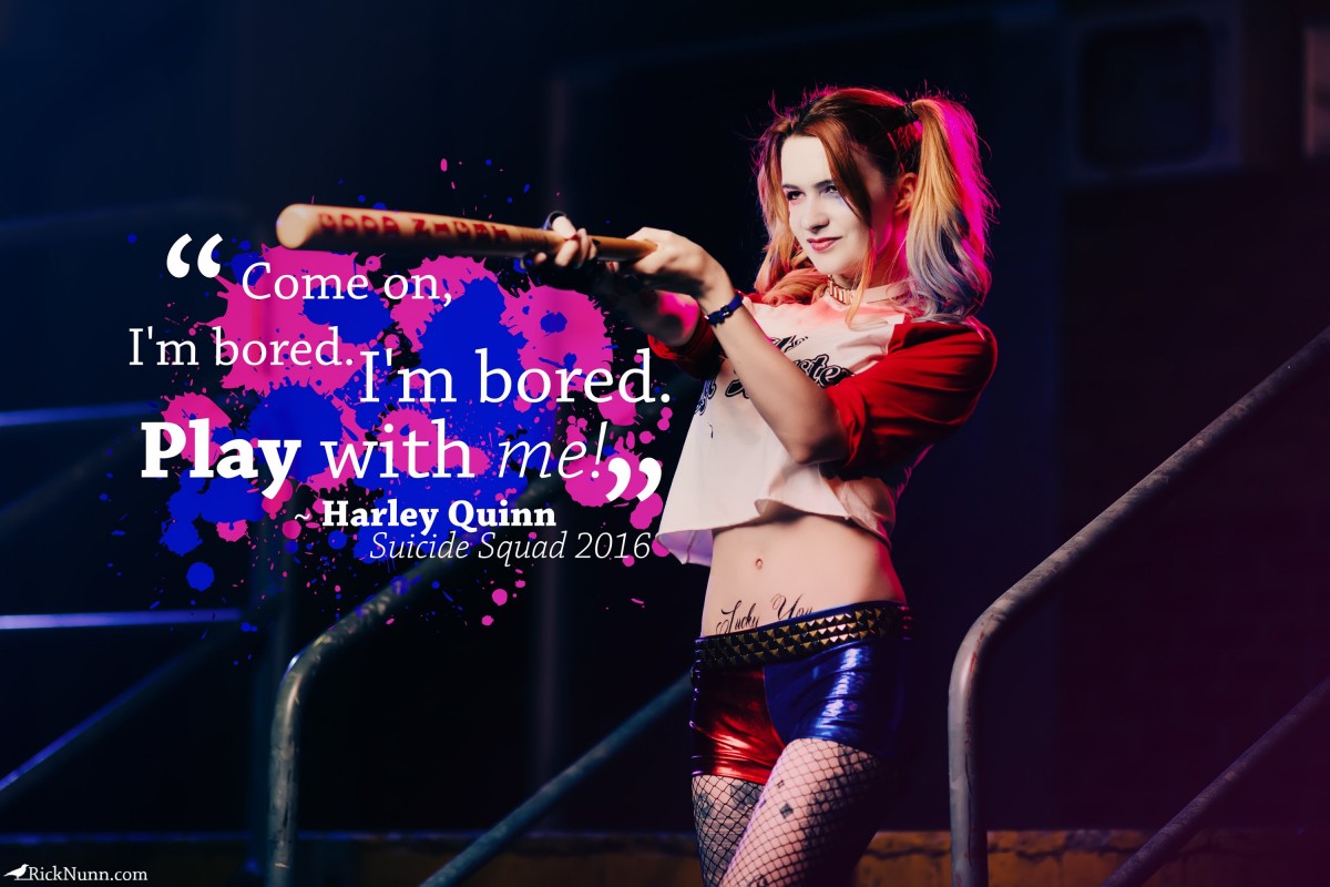 Harley Quinn Cosplay — I’m Bored, Play With Me - a-year-of-cosplay-1-of-12-harley-quinn-1-quoto Photographed by Rick Nunn