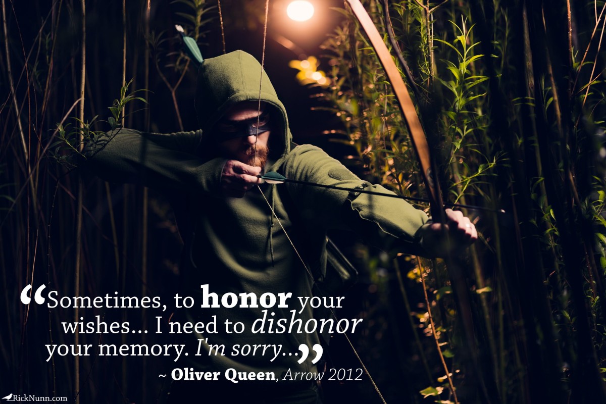 Green Arrow Cosplay — Dishonor - Green Arrow Cosplay 1 - Quoto Photographed by Rick Nunn