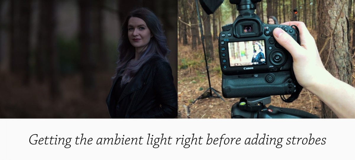 How I Shoot A Strobist Portrait - Getting the ambient light right before adding strobes Photographed by Rick Nunn